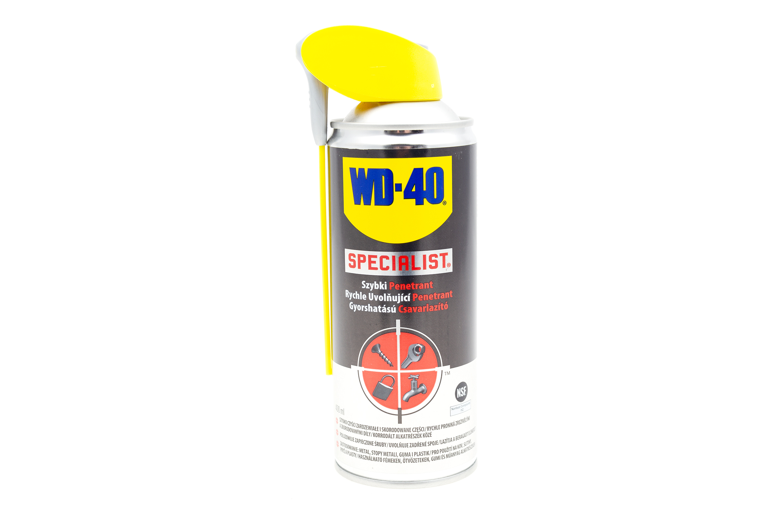 WD-40 Specialist - uvolňující penetrační olej na zarezlé šrouby ve spreji