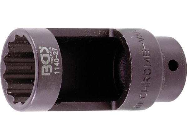 BGS Technic BGS 1140-27 Nástrčná hlavice 1/2" 27 x 78 mm pro lambda sondu s okénkem