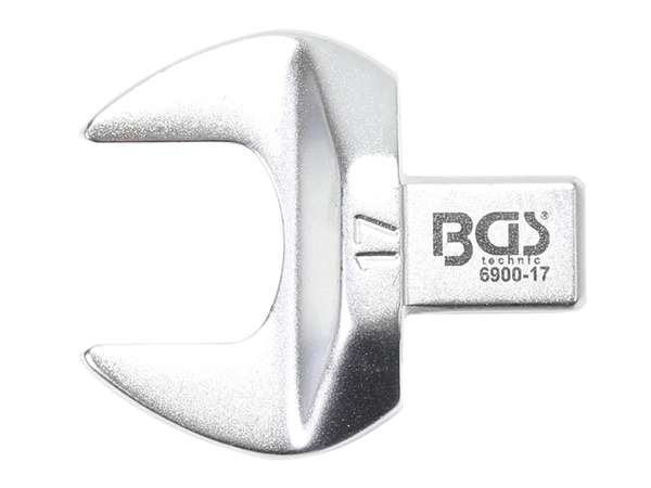 BGS Technic BGS 6900-17 Nástrčný plochý (otevřený) klíč 17 mm s upnutím 9x12 mm