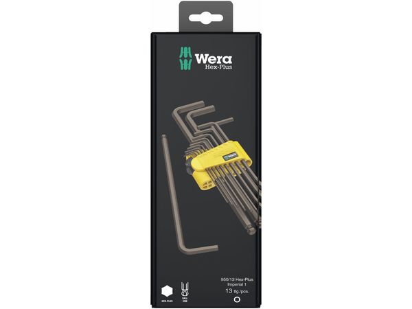 Wera 021721 Sada šestihranných klíčů Wera 950/13 Hex-Plus Imperial 1 SB