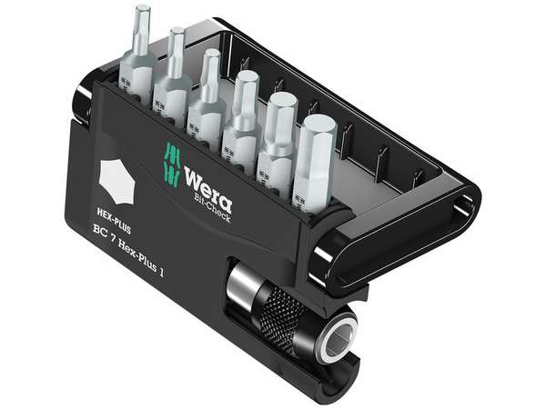 Wera 056168 Bity sd typ Bit-Check 7 Hex-Plus 1