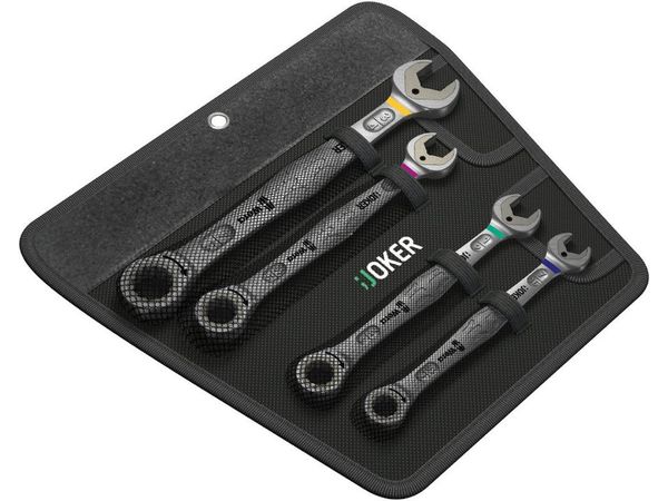 Wera 073295 Očkoploché ráčnové klíče 7/16 ÷ 3/4" 6000 Joker 4 Imperial Set 1