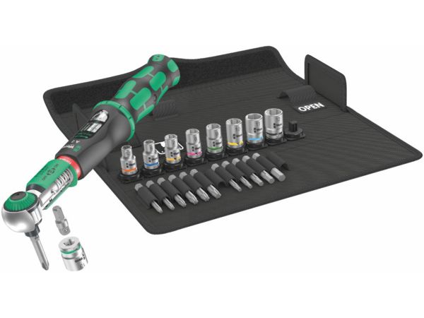 Wera 075832 Momentový klíč HEX 1/4" Safe-Torque A 2 Set 1 (2 ÷ 12 Nm) [Sada 23 dílů]