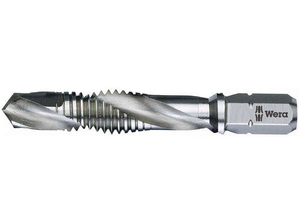 Wera 104643 Bit 1/4" s kombinovaným HSS závitořezným vrtákem 5