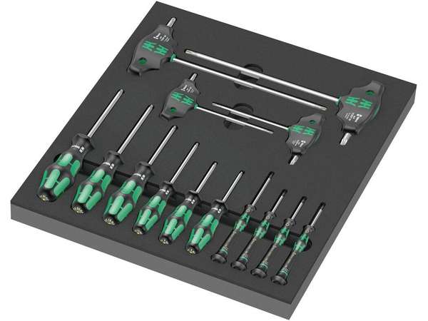 Wera 150103 Šroubováky TORX® 9712 Set 1 v pěnové vložce (Sada 14 dílů)