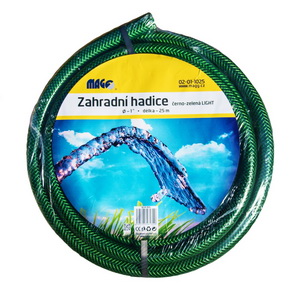 Zahradní hadice černo-zelená LIGHT 1/2" - 25 m - MAGG 02-01-1225