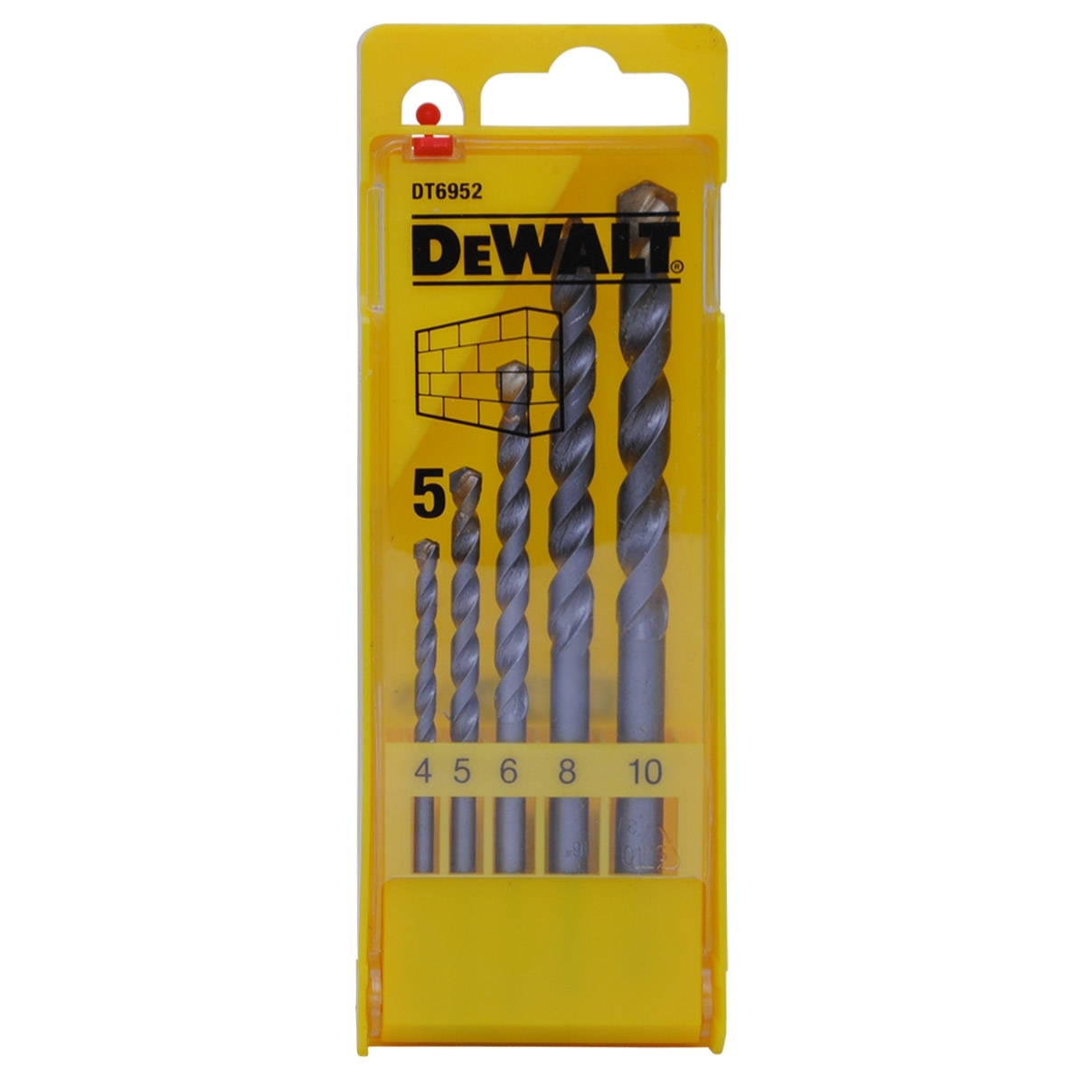 5 dílná sada vrtáků do zdiva DeWALT DT6952 DT6952