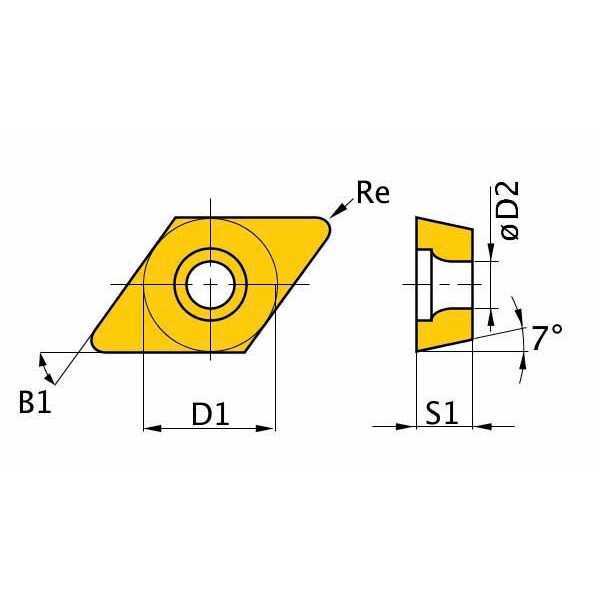 Břitové destičky DCMT11T304