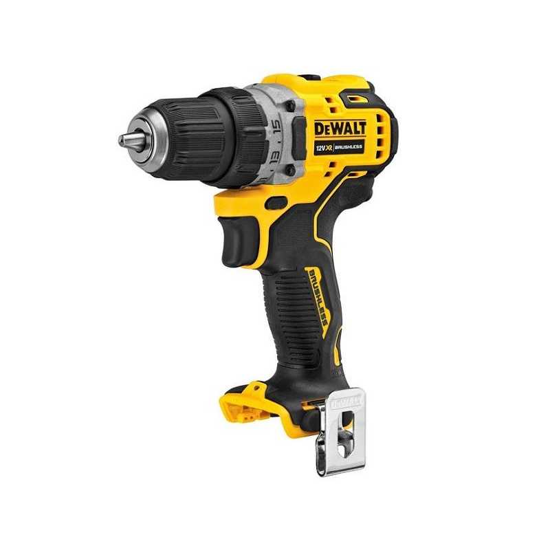 DCD701N DEWALT AKU BEZUHLÍKOVÁ VRTAČKA 12V (BEZ BATERIE A NABÍJEČKY) DCD701N