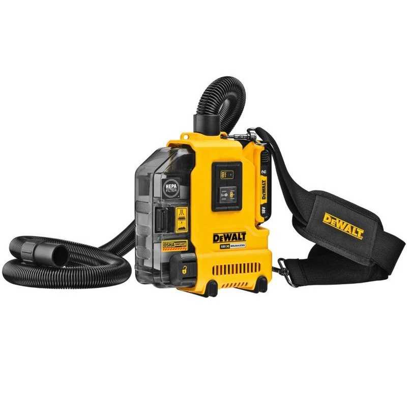 DWH161D1 DEWALT ODSAVAČ PRACHU PRO SDS-PLUS KLADIVA 18V 2