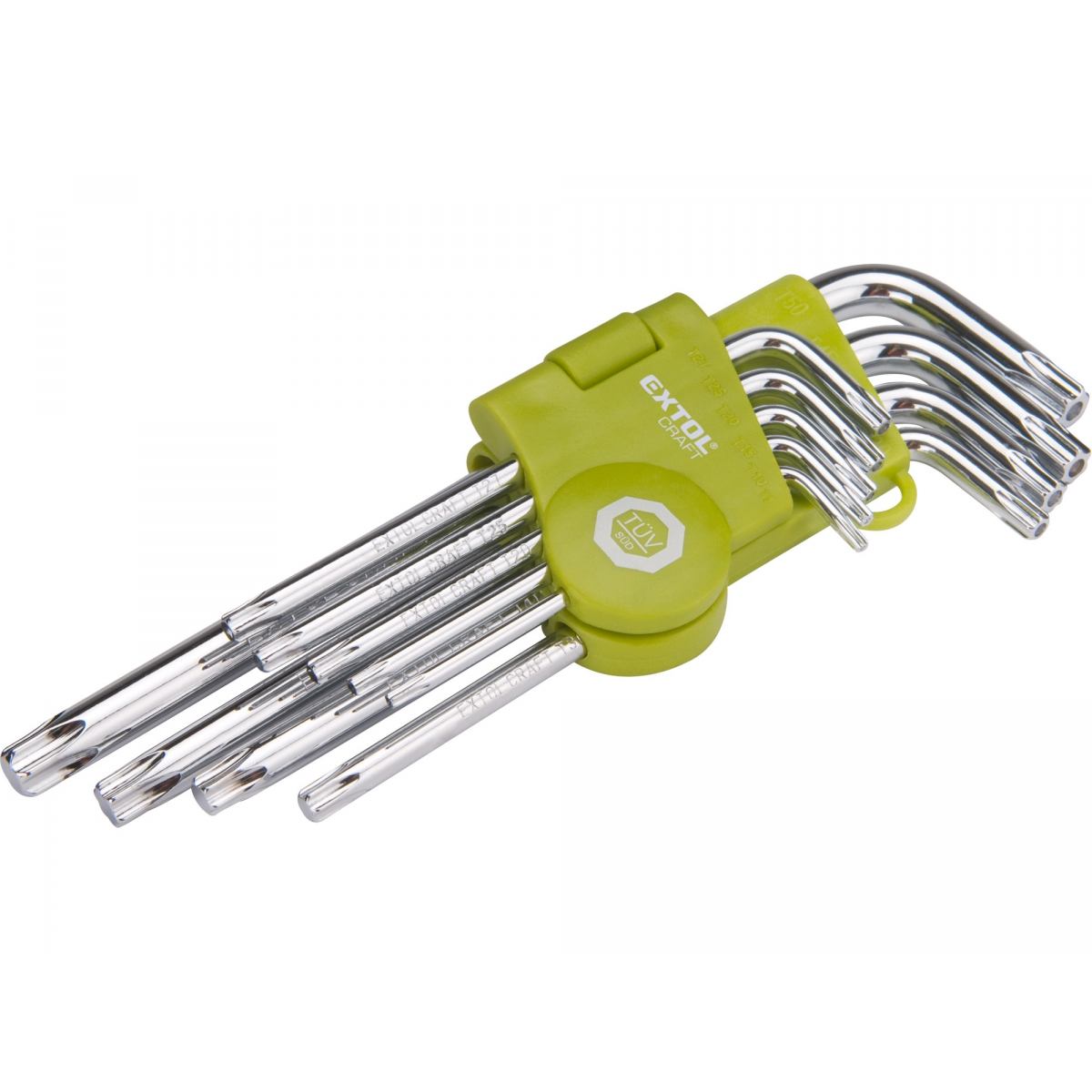 EXTOL CRAFT L-klíče TORX - 9ks 66011