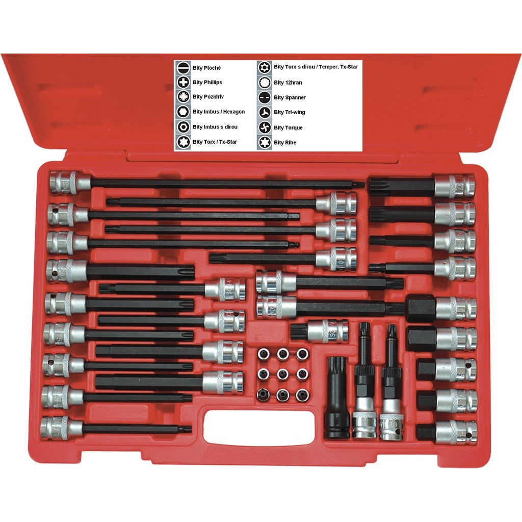 ProAuto Profesionální sada bitů - 40ks 9900005550404