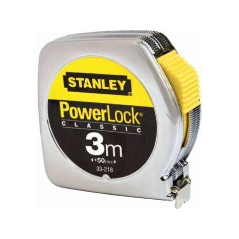 Svinovací metr Powerlock 3m x 19 mm s plastovým ABS pouzdrem Stanley 0-33-041