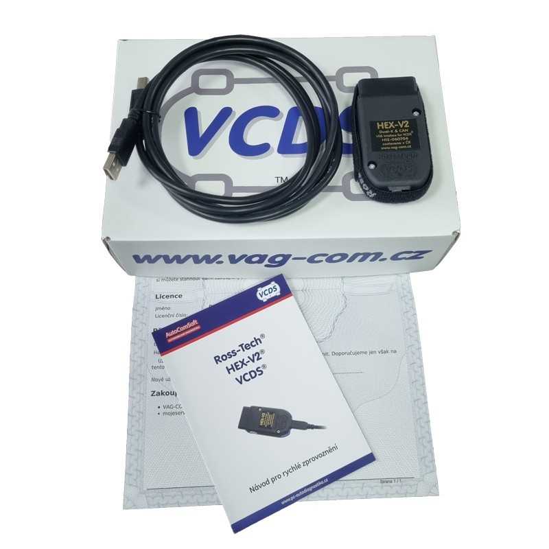 VAG COM 16.8.3 MAX + HEX V2 usb kabel di08