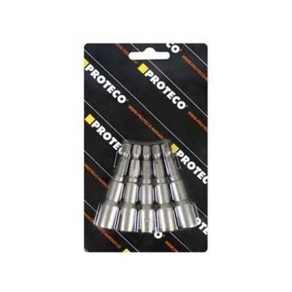 hlavice nástrčná  6 mm sada 5 ks s magnetem stopka 1/4" 42.09-NH06-SADA