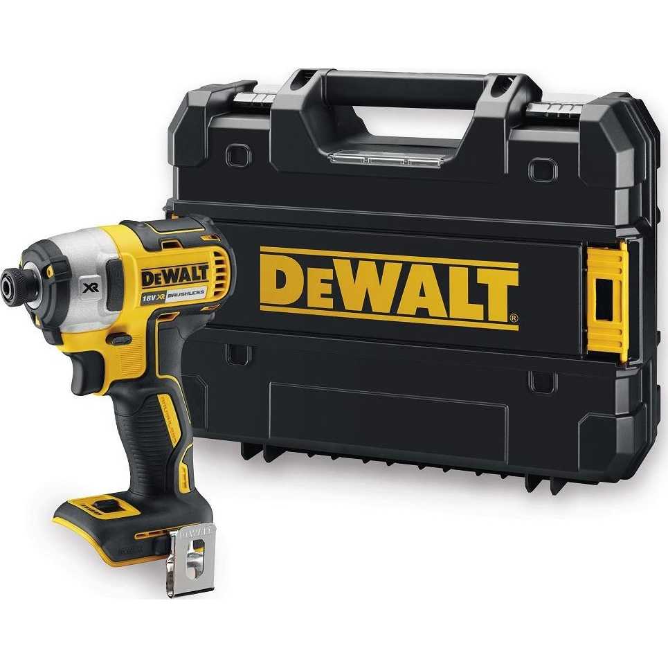 DCF887NT Aku bezuhlíkový rázový utahovák s 3 převodovými stupni 18V XR bez baterie DeWALT + kufr DCF887NT