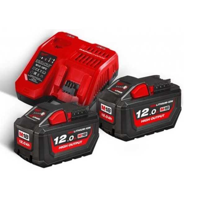 Milwaukee M18 HNRG-122 Sada baterií a nabíječky 4933464261