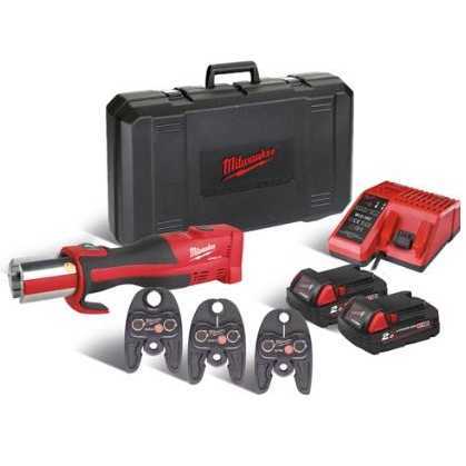 Milwaukee M18™ FORCE LOGIC™ Bezuhlíkový hydraulický lis BLHPT-202C U-SET 4933451136