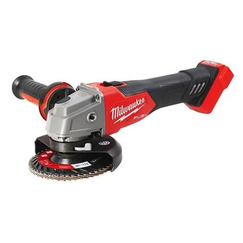 Akumulátorová úhlová bruska 125mm Milwaukee s posuvným spínačem M18 FSAG125X-0 4933478701