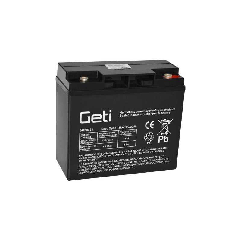 Baterie olověná 12V  20Ah Geti pro elektromotory 04250384