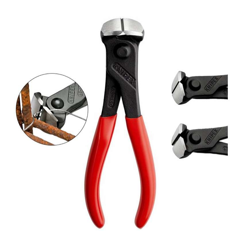 Čelní štípací kleště 160 mm KNIPEX 68 01 160 - leštěná hlava