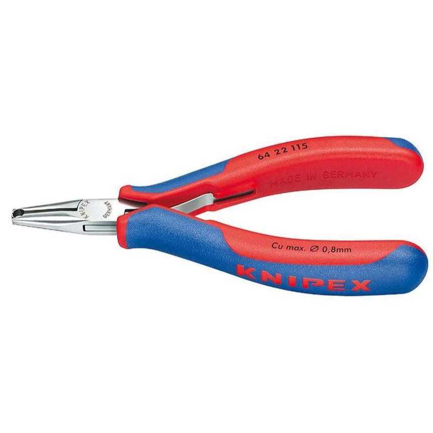 Čelní štípací kleště pro elektroniku 115 mm KNIPEX 64 22 115 - leštěná hlava