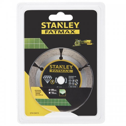 Diamantový segmentový rozbrušovací kotouč 89 x 10 mm Stanley STA10415 STA10415