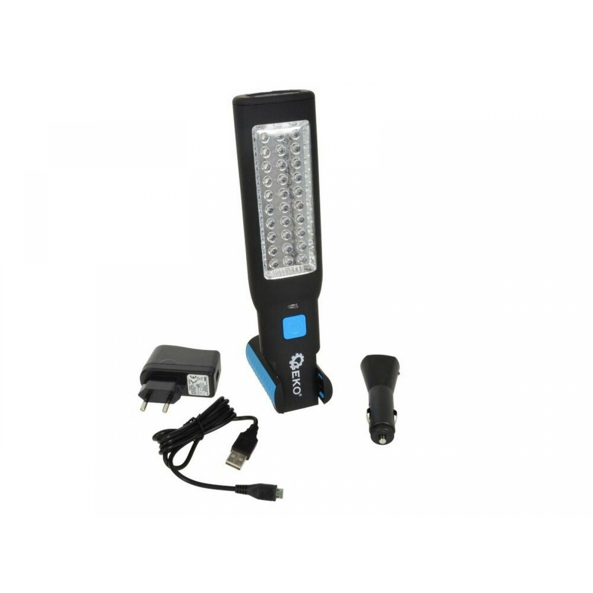 Dílenská lampa 30 + 7LED 1800mah 230V/12V GEKO G15107