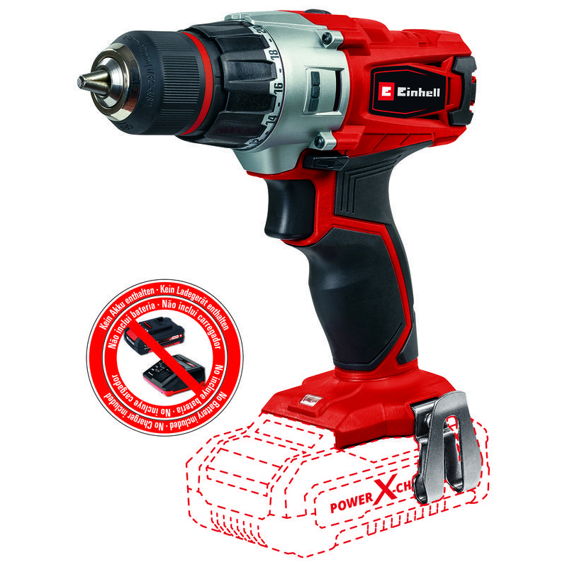 EINHELL Vrtací aku šroubovák TE-CD 18/2 Li-Solo 4513833