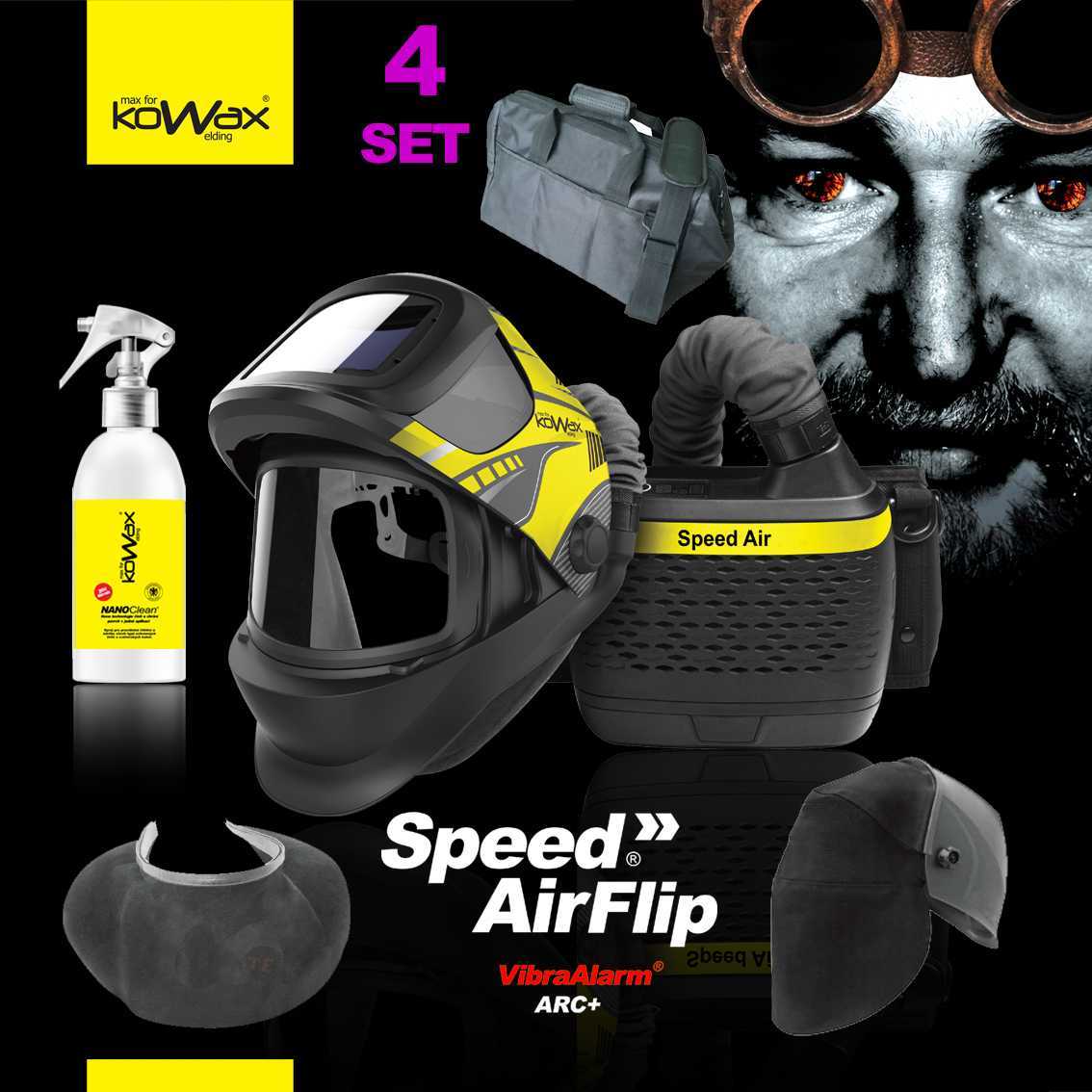 KOWAX Filtračně ventilační jednotka Speed Air FLIP SET4 KWXSAF_S04A