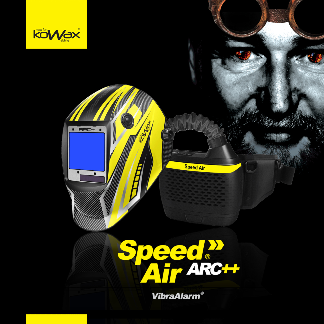 KOWAX Filtračně ventilační jednotka Speed Air + kukla KWXSA820ARC++ KWXSAARCPP