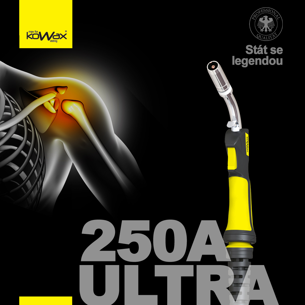 KOWAX Hořák 250A ULTRA 4m HKM250A4ULTRA