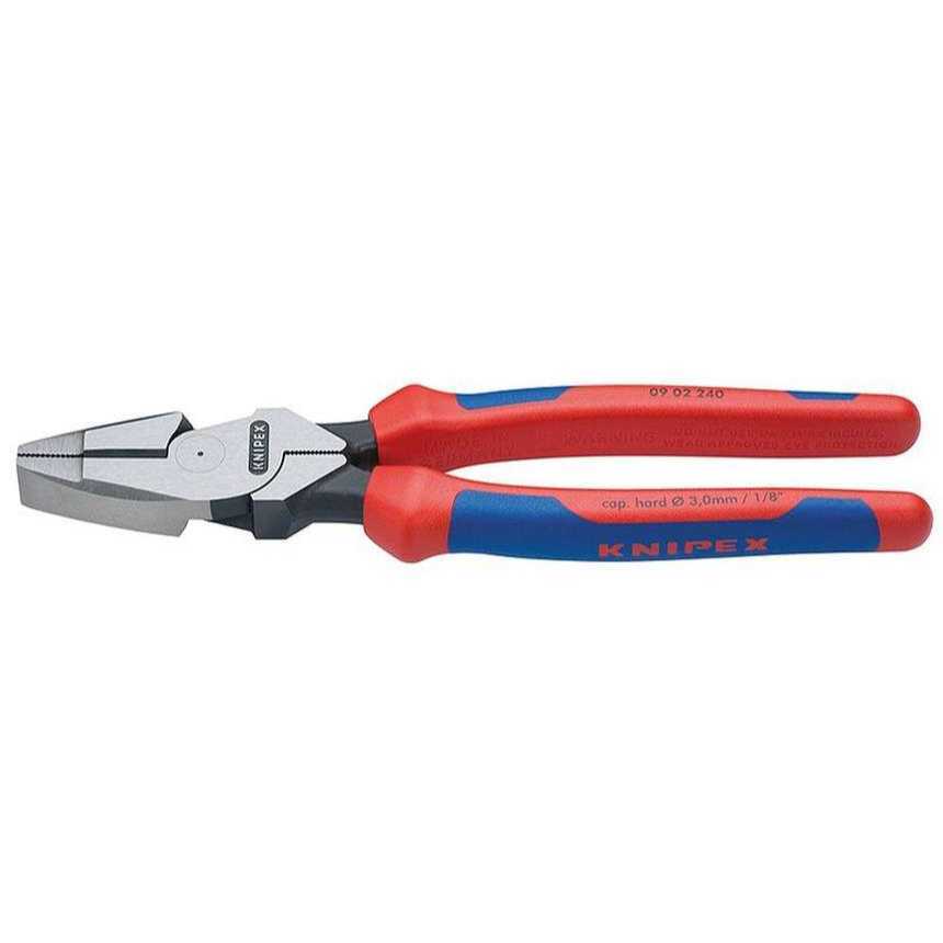 Kabelové kleště kombinované 240 mm. KNIPEX 09 02 240 - DIN ISO 5746 - leštěná hlava