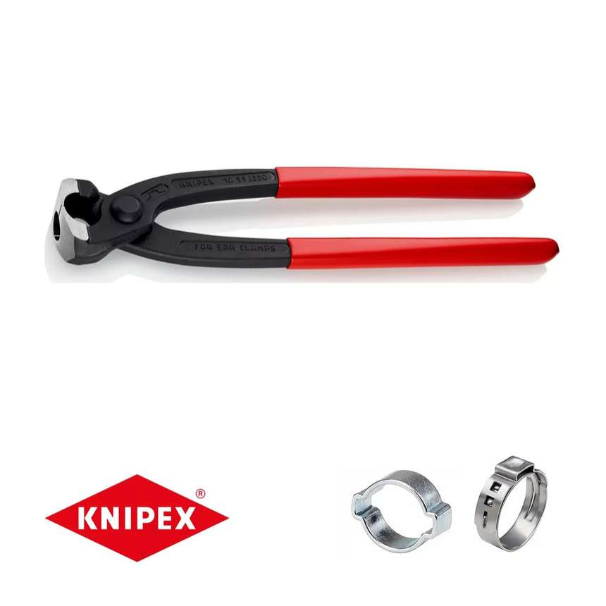 Kleště na hadicové spony s oky Knipex OETIKER 10 99 I220 (220 mm) s boční čelistí 10 99 I220