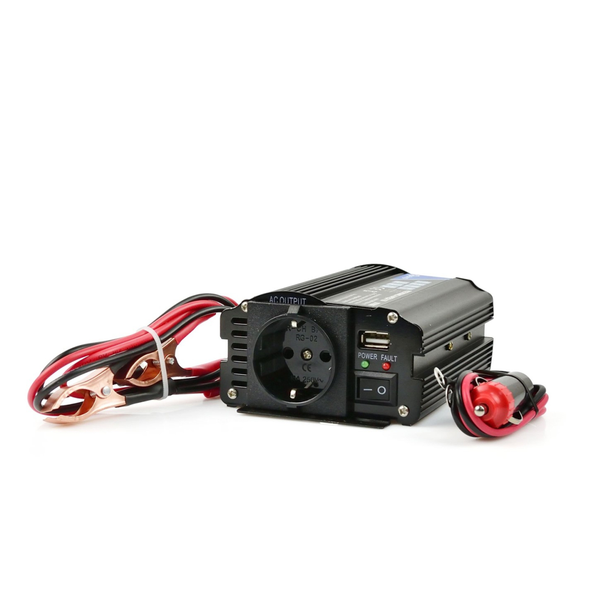 Měnič napětí 12V-230V 250/500W