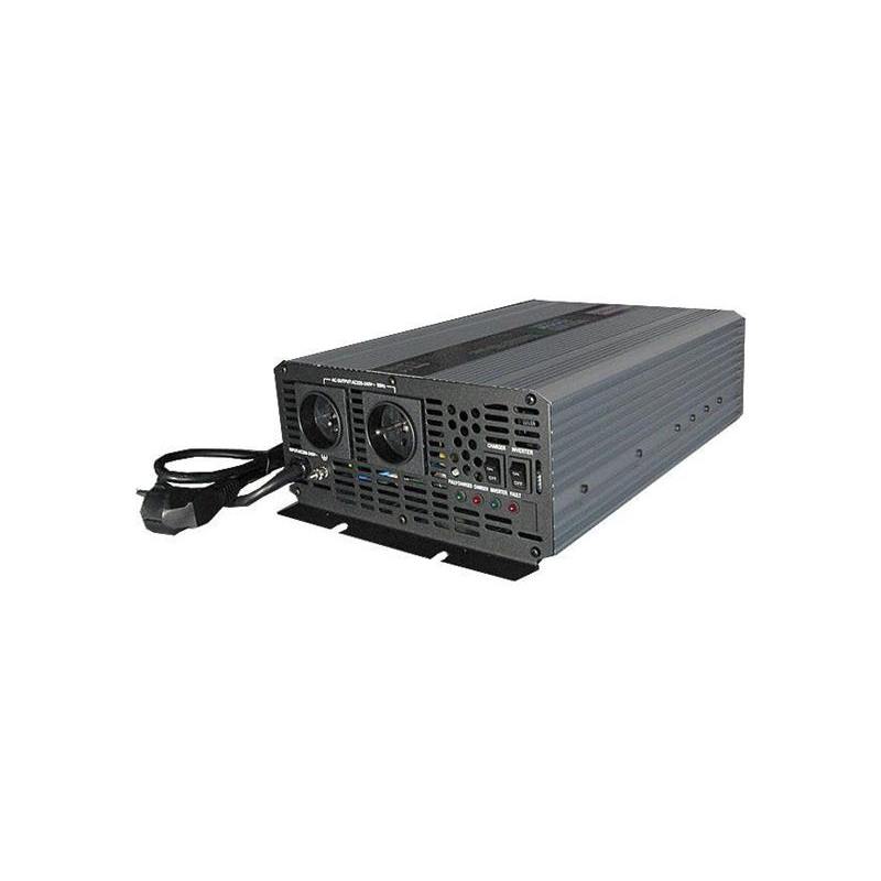 Měnič napětí CARSPA CPS2000 12V/230V 2000W čistá sinusovka+ UPS+ nabíječka 04230501