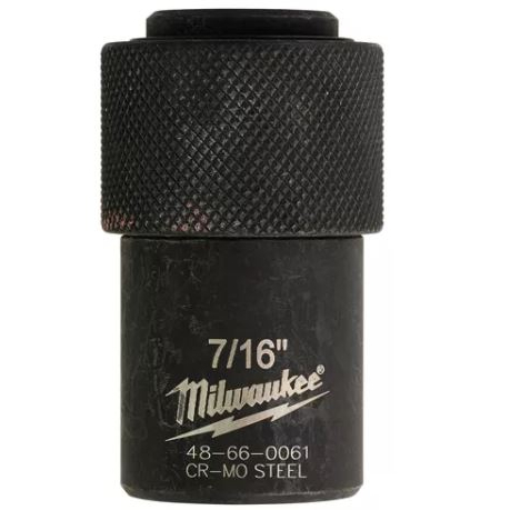 Milwaukee Adaptér z ½″ čtvercového na 7/16″ HEX 11mm 48660061