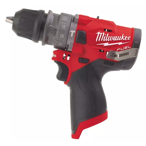 Milwaukee M12 FUEL™ KOMPAKTNÍ PŘÍKLEPOVÁ VRTAČKA S RYCHLOVÝMĚNNÝM SKLÍČIDLEM M12 FPDX-0 4933464135