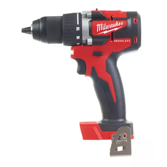 Milwaukee M18™ KOMPAKTNÍ BEZUHLÍKOVÝ VRTACÍ ŠROUBOVÁK M18 CBLDD-0 4933464316