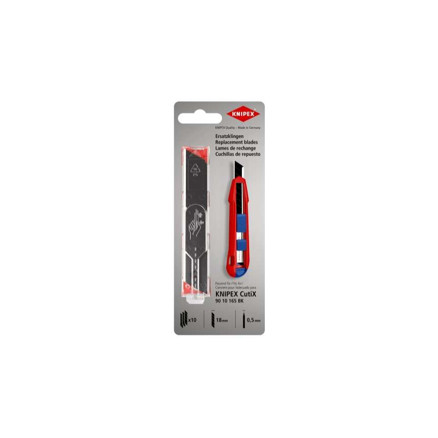 Náhradní čepele pro nůž Knipex 90 10 165 BK (10 ks) 90 10 165 E02