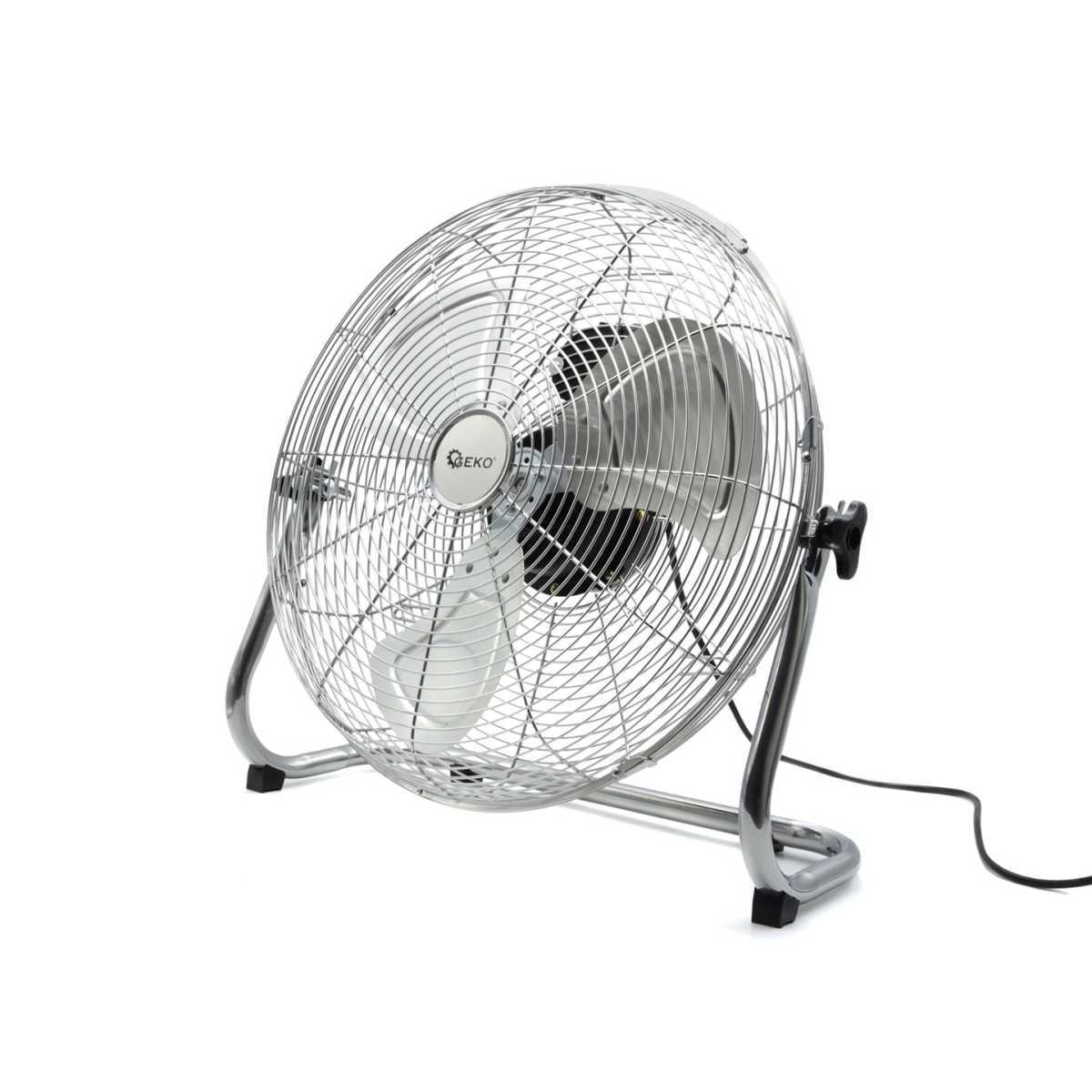 Podlahový ventilátor z nerezové oceli 45 cm GEKO G80471