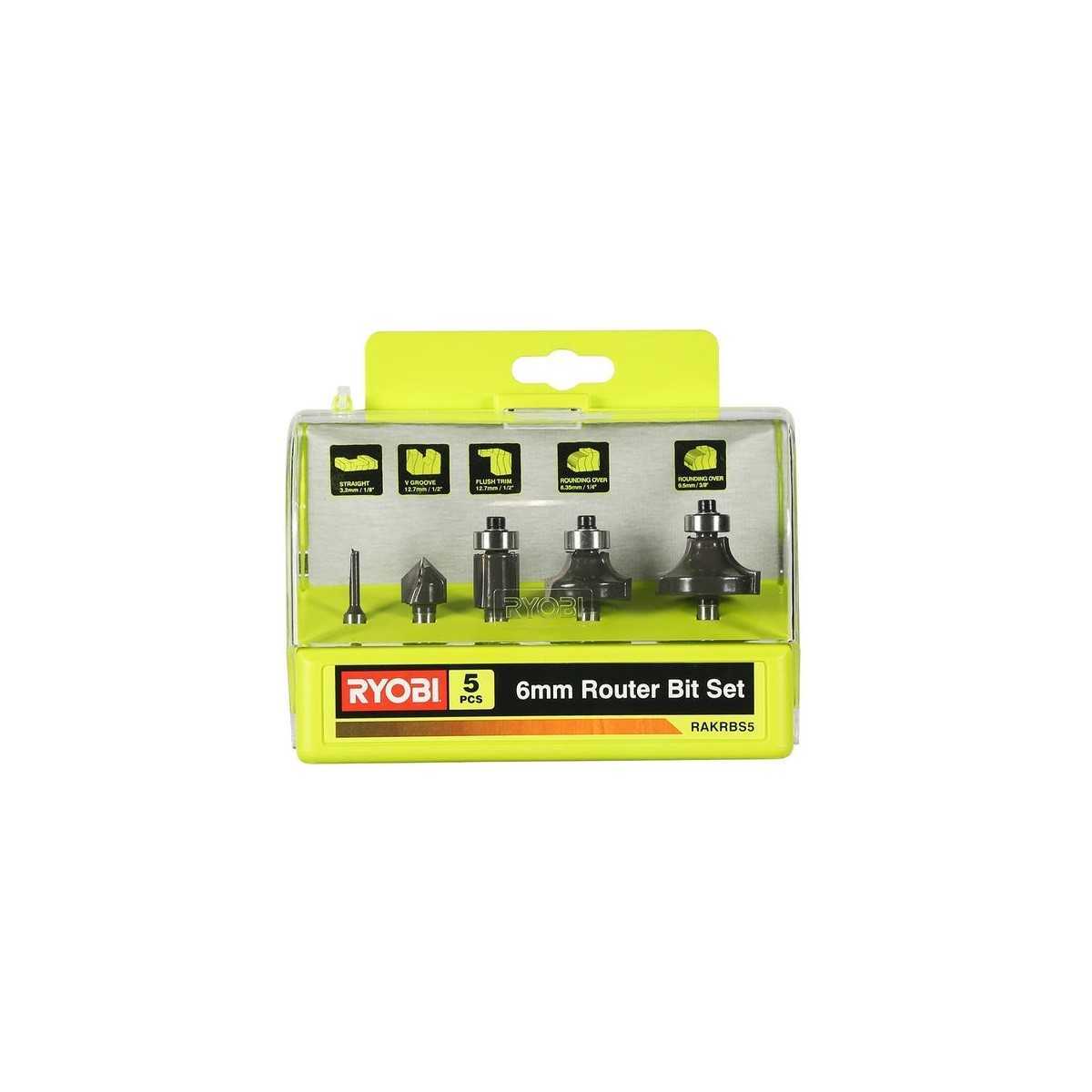 Ryobi RAKRBS5 5 ks sada fréz 5132003828