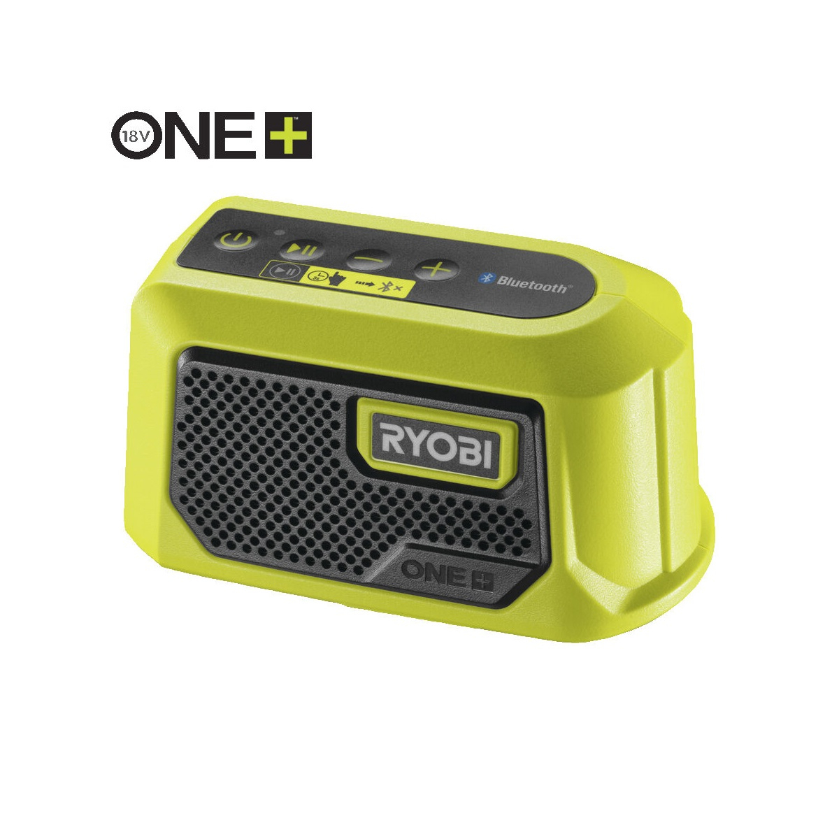 Ryobi RBTM18-0 aku 18 V mini Bluetooth reproduktor ONE+ (bez baterie a nabíječky) 5133005000