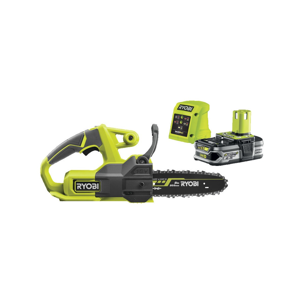 Ryobi RY18CS20A-125 aku 18V řetězová pila + 1x 2