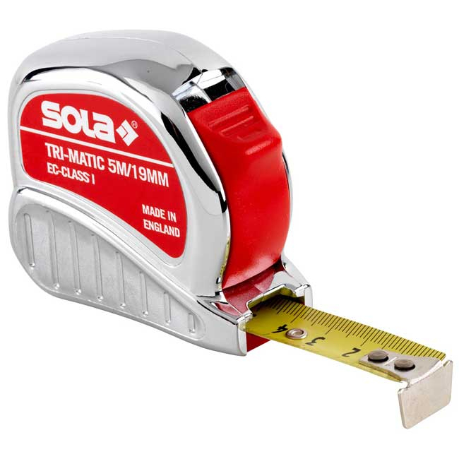 SOLA - Tri-Matic TM 10 - Svinovací metr 10m x 25mm 50023501