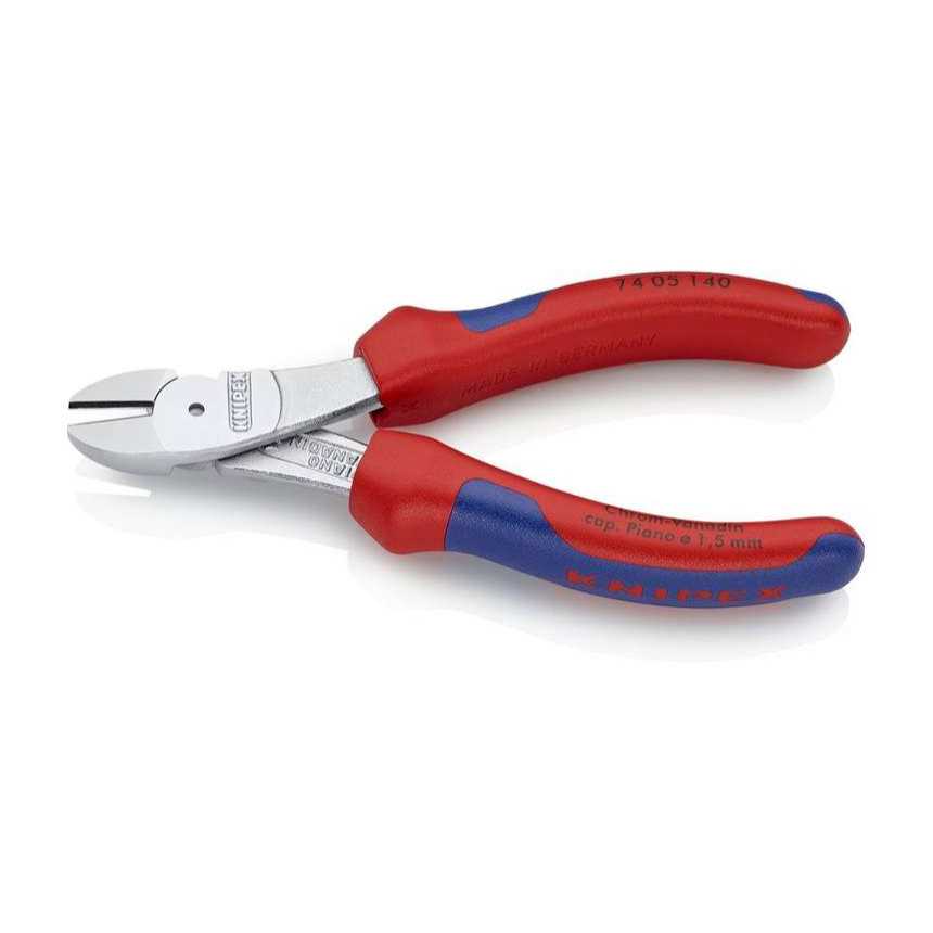 Silové boční štípací kleště 140 mm KNIPEX 74 05 140 - chromováno