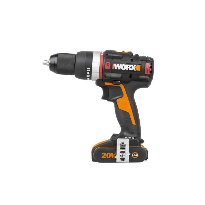 WORX Orange WX-JCR - Aku vrtačka s příklepem 20V