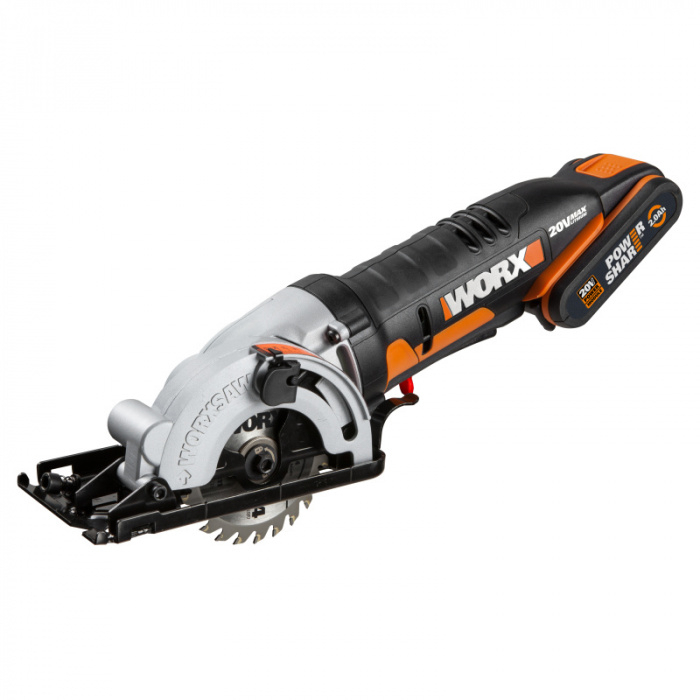 WORX Orange WX527 - Aku kompaktní ponorná pila 20V