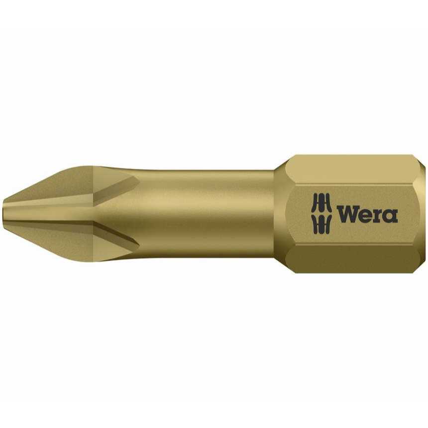 Wera 056605 Šroubovací bit (1/4 Hex) PH 1 – 851/1 TH délka 25 mm pro křížové šrouby Phillips 05056605001