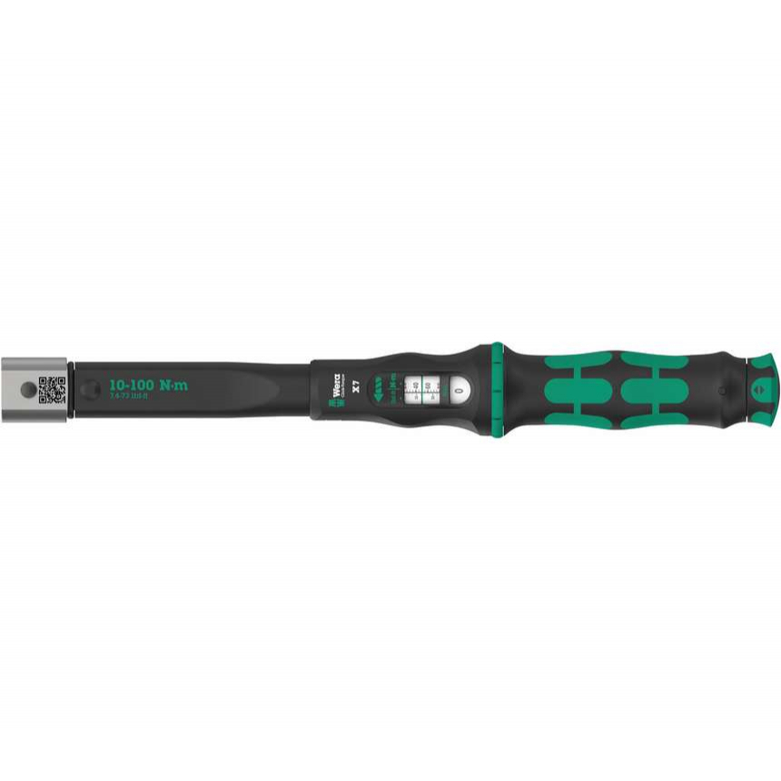 Wera 075657 Momentový klíč Click-Torque X 7 pro nástrčné nástroje 14x18mm (10 ÷ 100 Nm) 05075657001